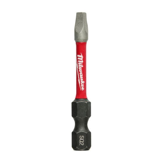 SHOCKWAVE Impact  Power Bit - Square Recess #2 - 2" - 5/Pkg