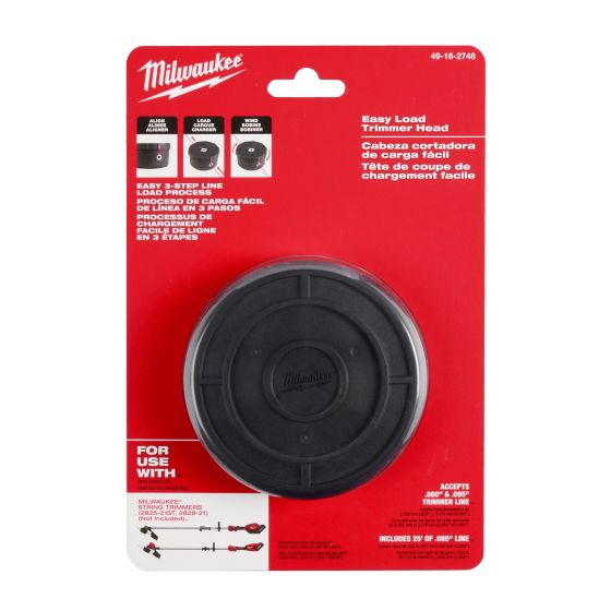 Tête de rechange de taille-bordures à chargement facile