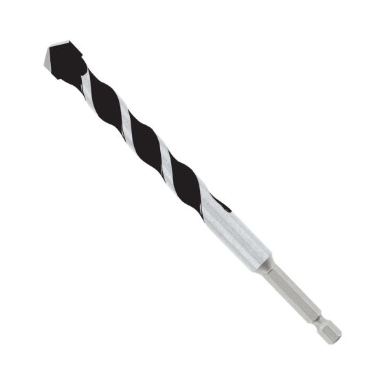 Foret multi-matériaux au carbure pour perceuse à percussion, 1/2" x 4" x 6"