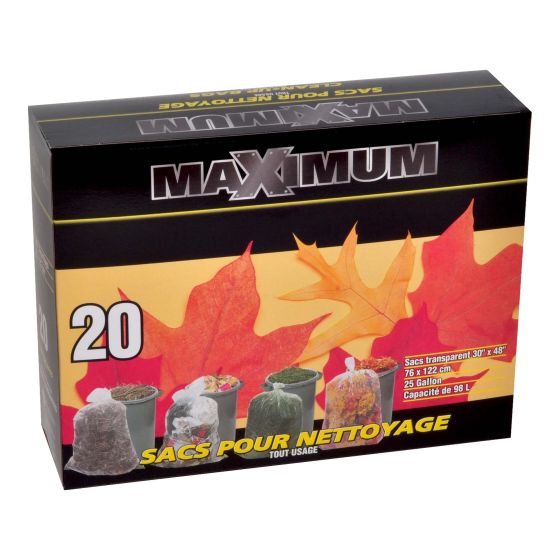 Clean-up Bag - Multi Purpose - Clear - 20/Pkg