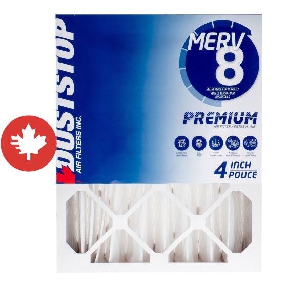 Pleated Filter 4" x 16" x 20" - White