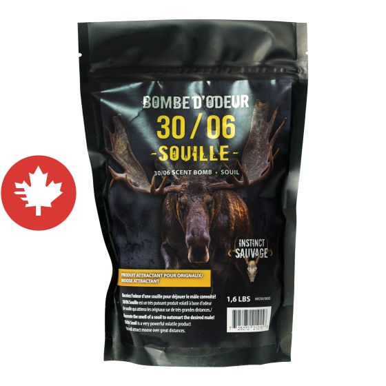 Bombe d'odeur 30/06 pour chevreuil, souille, 1,6 lb