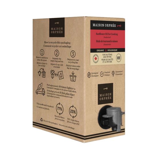 Odorless Organic Sunflower Oil - 1.5 l