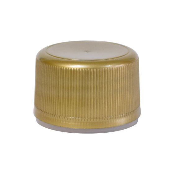 Jug Cap - Plastic - Gold - 28 mm - 12/Pkg