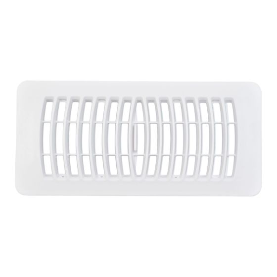 Floor Register - White - 2 1/4" x 12"