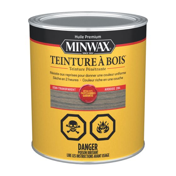 Teinture à bois, huile, Ardoise, 946 ml