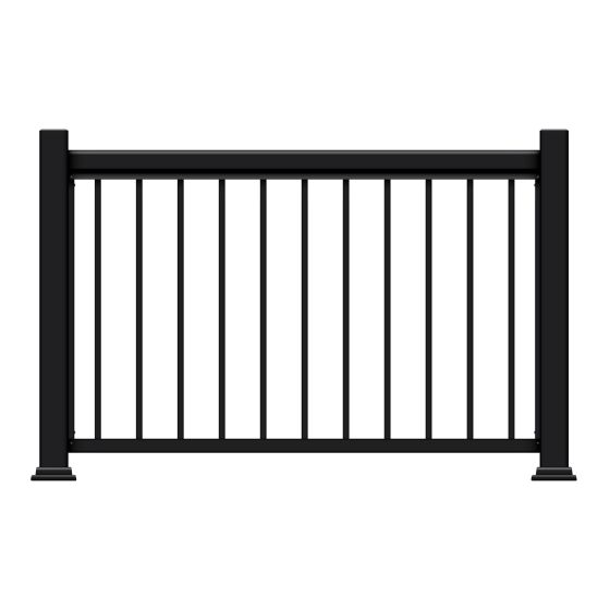 Modular Handrail - Legacy - Black - 42" x 59"