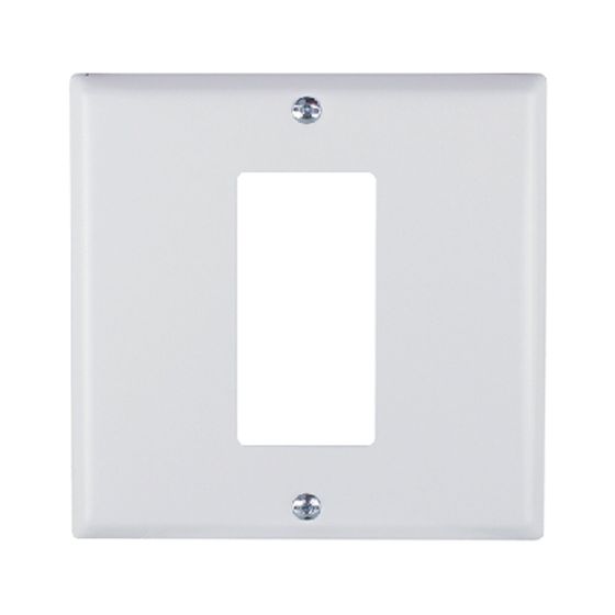 Plaque murale DDFT en acier, blanc