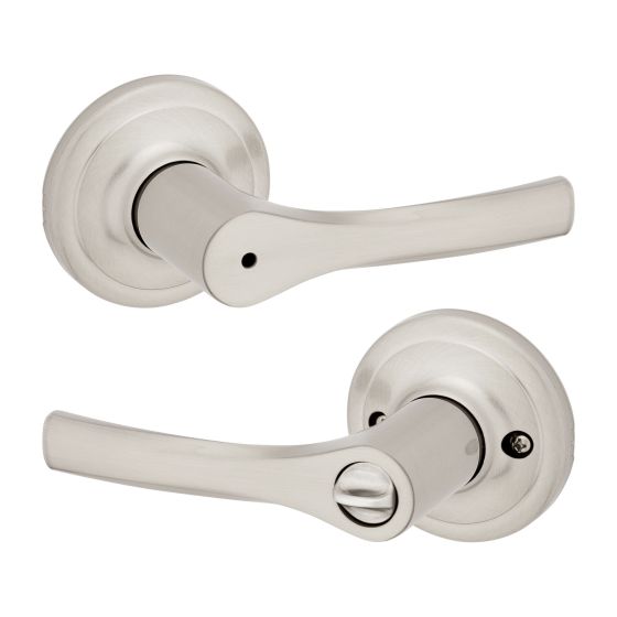 Lever For Private Door - Henley - Satin Nickel