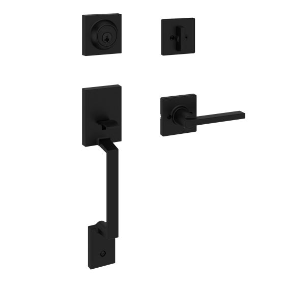 Door Latch - Amador/Hollis - Matte Black