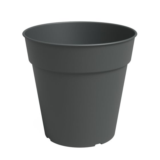 Plastic Outdoor Pot - Madagascar - Anthracite - 10.6"
