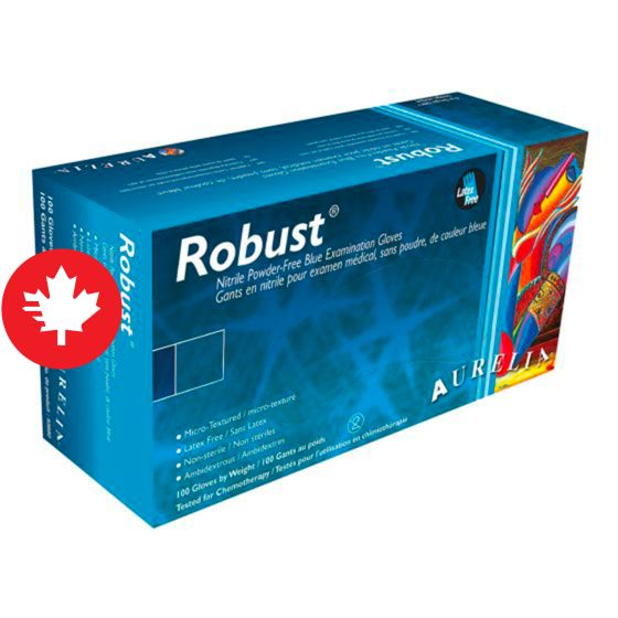 Nitrile Gloves - Powder Free - 4.5 Mil - Blue - 100/Pkg - XX-Large