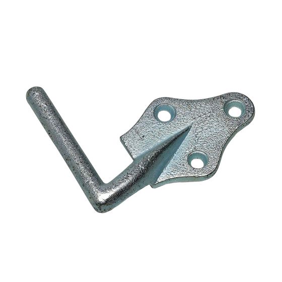 Side Panel Hook - Right - Zinc - 3"