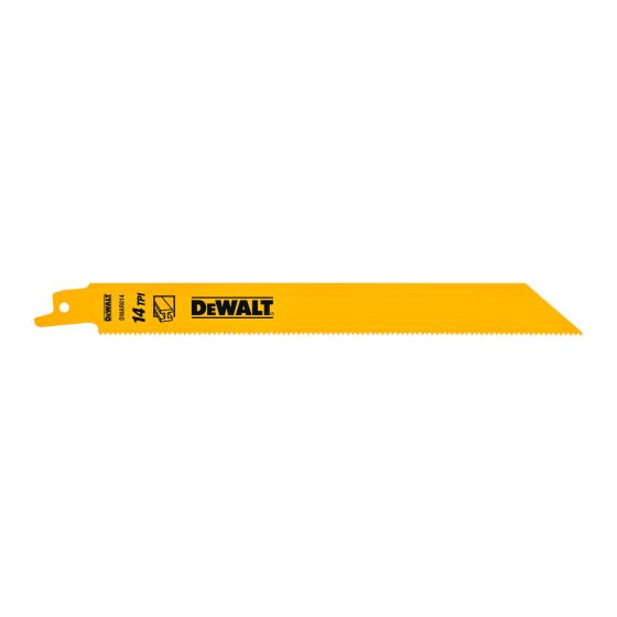 Lames de scie alternative bimétalliques, droite,14 DPP, 5/pqt, 8"