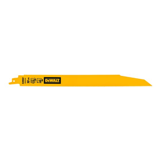 Lames de scie alternative bimétalliques démolition, 10 DPP, 5/pqt, 12"