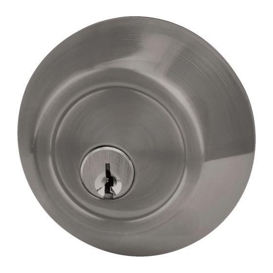 Round Deadbolt – Satin Charcoal