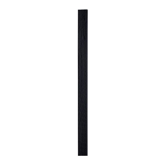 Revêtement planche et couvre-joints, couvre-joints, noir, 2 1/4'' x 144''