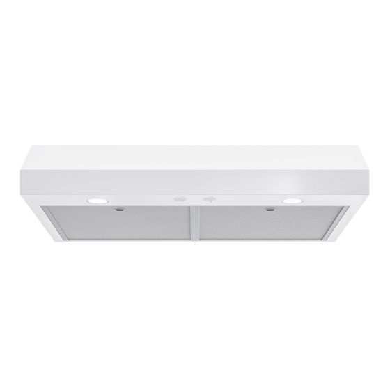 Hotte sous armoire, Glacier, 350, blanc, 30"