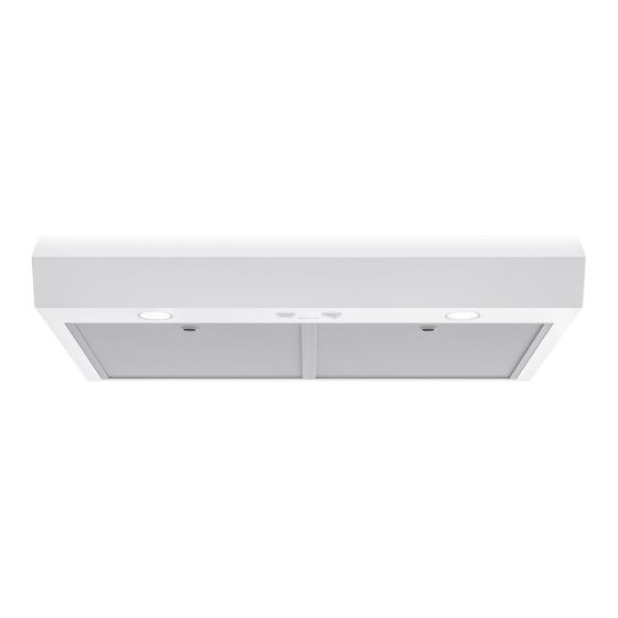 Hotte sous armoire, Mantra Rock, 350, blanc, 30"