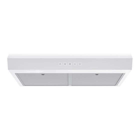 Hotte sous armoire, Mantra Tact, 350, blanc, 30"