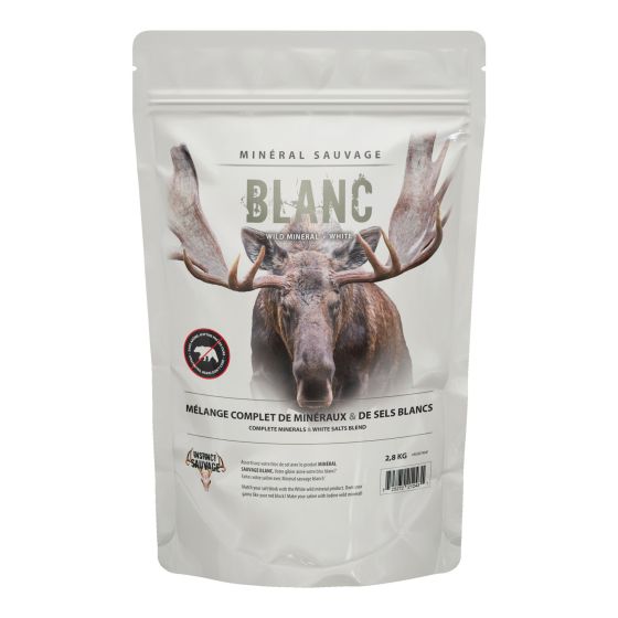Minéraux pour orignal, Blanc, 2,8 kg
