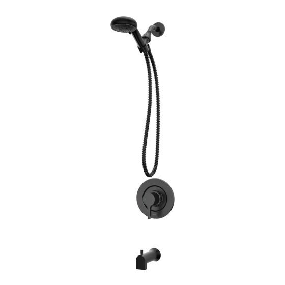 Robinet pour bain et douche, Beric, noir