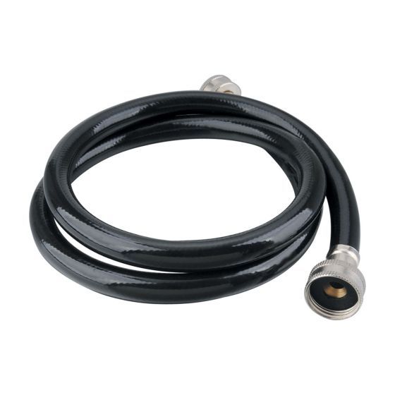 Connecteur pour laveuse, PVC, noir, 72"
