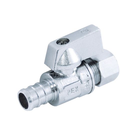 Supply Stop – 1/2 PEX x 3/8 – COMP – 5/pkg