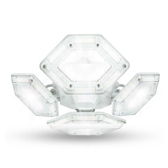 Lumière de garage Quad Burst, 5500 Lumens, LED, 4 Panels