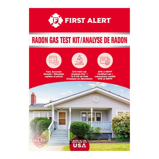 Kit d'analyse de radon, rouge