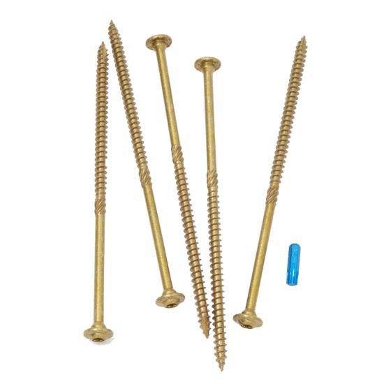 Vis structurales robustes RSS, 3/8" x 8", 50/pqt