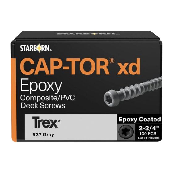 Vis pour platelage, Trex, Rocky Harbor, 2 3/4", 100/pqt