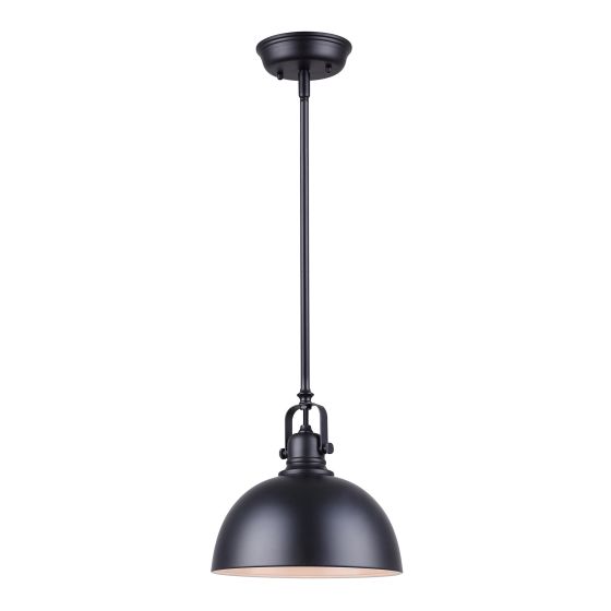 Temarra Pendant Light – 9" – Matte Black
