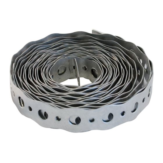 Galvanized Steel Strap, 22 Gauge, 1/2-in x 25-ft