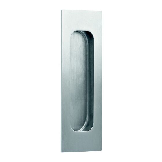 Rectangular Recessed Pull – 120 x 40 mm – Satin Stainless Steel