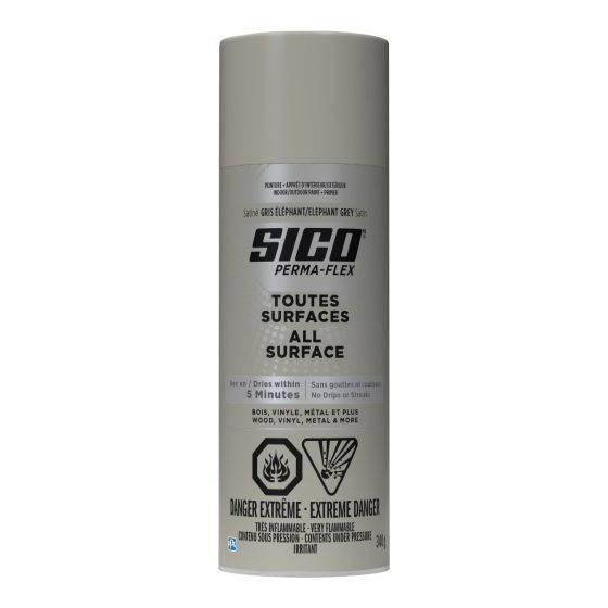 Exterior Paint and Primer - Permaflex - Satin - Elephant Grey - 340 g