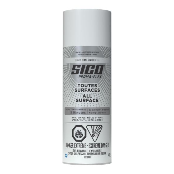 Exterior Paint and Primer - Permaflex - Gloss - White - 340 g