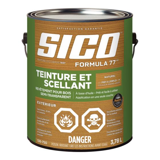 Stain and Sealer - Formula 77 - Natural - 3.78 L