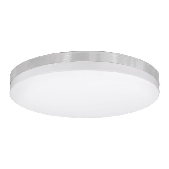 Plafonnier, DEL, Orelis, 3 CCT, nickel brossé, 11"