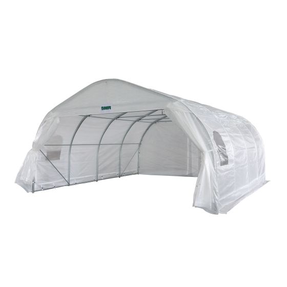 Abri d’auto, double hauteur, 18 x 20 x 10 pi 2 po