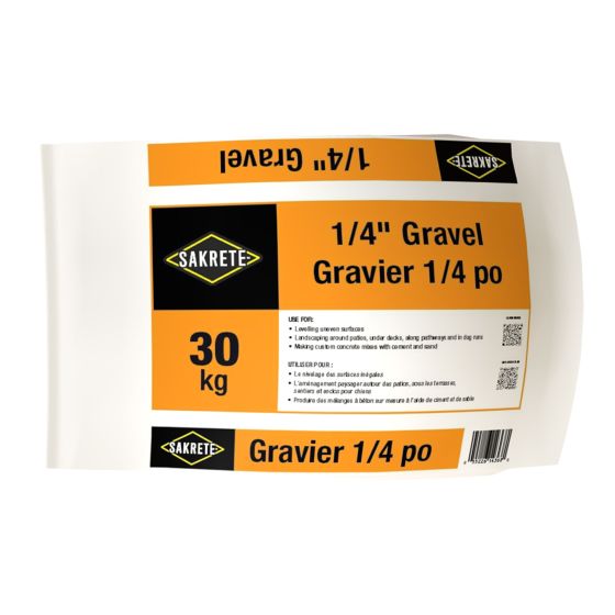Gravel, 1/4", 30 kg