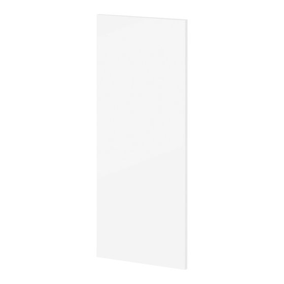 Wall Panel, Melamine, White, 12-1/2 x 30-in