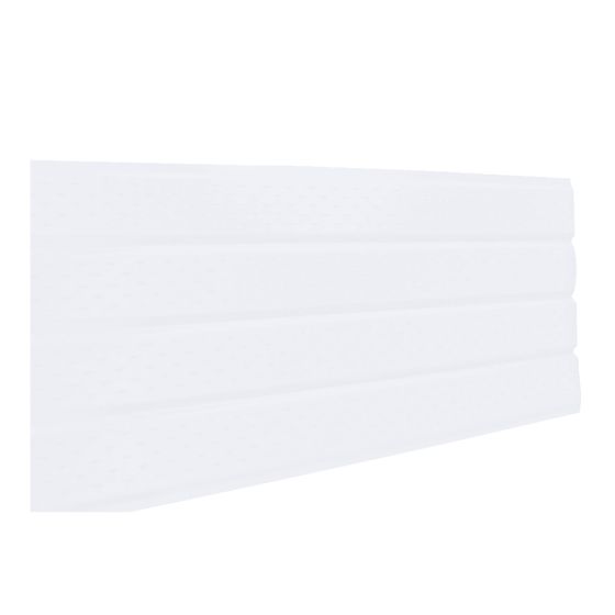 Aluminum Soffit – Vented – 4 panels - 16" x 12' – White