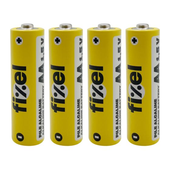 Piles alcalines AA, 1,5 V, 4/pqt