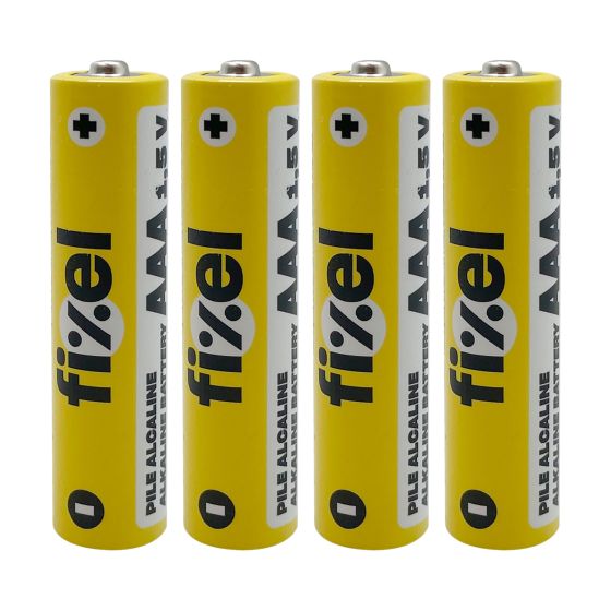 Piles alcalines AAA, 1,5 V, 4/pqt