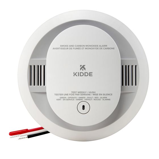 Combo Smoke and Carbon Monoxide Alarm, Wired, 120 V
