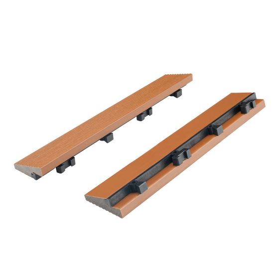 Composite Deck Trim - 12" - Teak Finish - Pack of 4