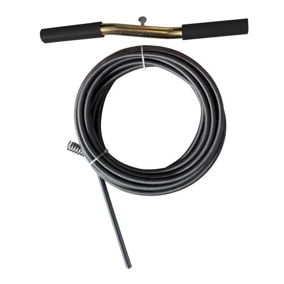 Drain Auger - 3/8" x 25' - Galvanized Handle