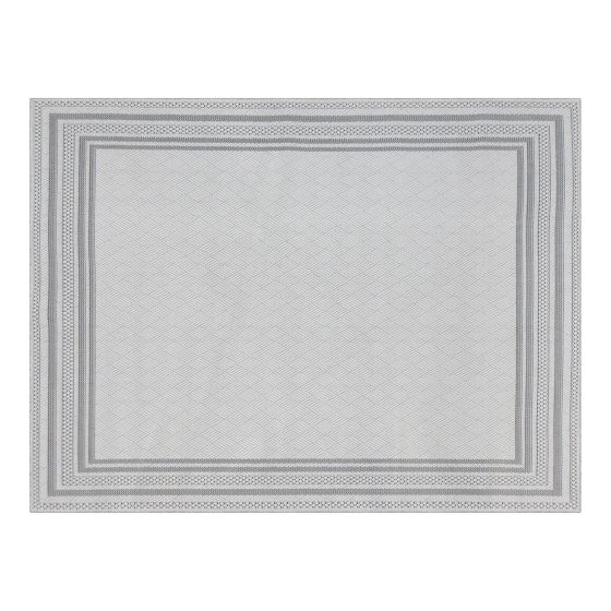 Benno Outdoor Rug - Flatweave - 78.7" x 94.5" - Gray