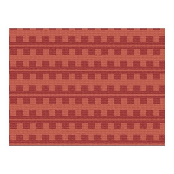 Rose Outdoor Rug - Reversible - Flatweave - 5' x 7'